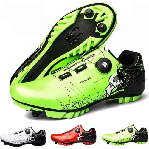 2021 MTB Cycling Shoes Sneakers Men Mountain Luminous Road Bicycle Shoes Professional Ultralight Cycling Sneakers 36-47 007-H2