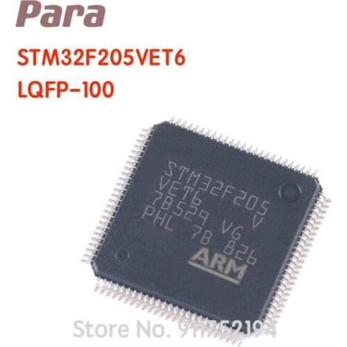 STM32F205VET6 100LQFP IC MCU 32BIT 512KB FLASH series microcontroller Chip New& Original