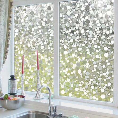 Wall Sticker Wall Art UV Protection Electrostatic Glass Film 3D Sticker Window Stickers
