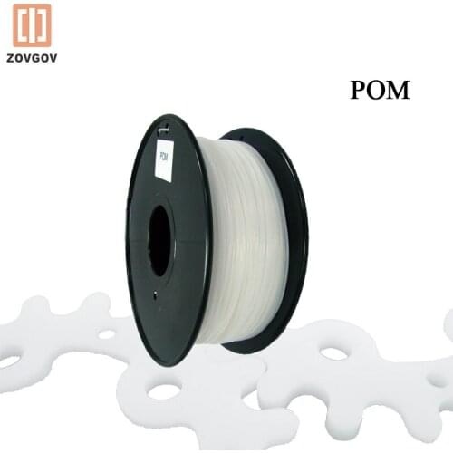 POM Filament ZOVGOV 1.75MM 1kg With Spool Suitable For All Types Of FDM 3D Printers Sublimation White Black