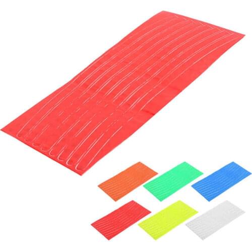 Bicycle Wheel Rims Reflective Stickers Night Riding Safety Stickers Decoration Tape Bicycle Wheel Rim Spoke Reflective Tape