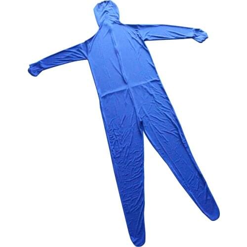 BGNing Skin Suit Invisible Effect Body Green Screen Suit Photo Adult Tight Suit Comfortable Video Suit for Costume Party
