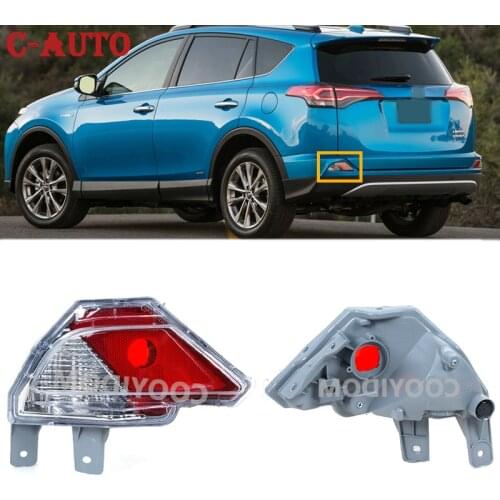 Rear Bumper Reflector Stop Tail Fog Light Turn Signal Brake Parking warning Lamp For Toyota RAV4 2016 2017 2018 2019 USA Version