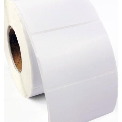Waterproof Thermal Transfer label roll, 60mm x 40 mm , 1000 barcode stickers for Zebra, tear resistance PP Synthetic adhesive