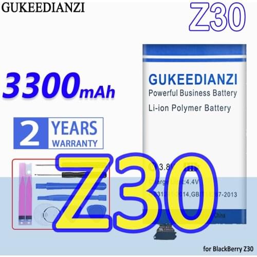 High Capacity GUKEEDIANZI Battery 3300mAh for BlackBerry Z30