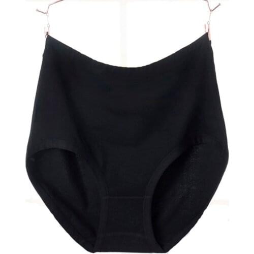 VU053 High Waist Panties Plus Size 5XL 6XL Women Underwear Solid Comfortable Elastic Lingerie Briefs Wholesale