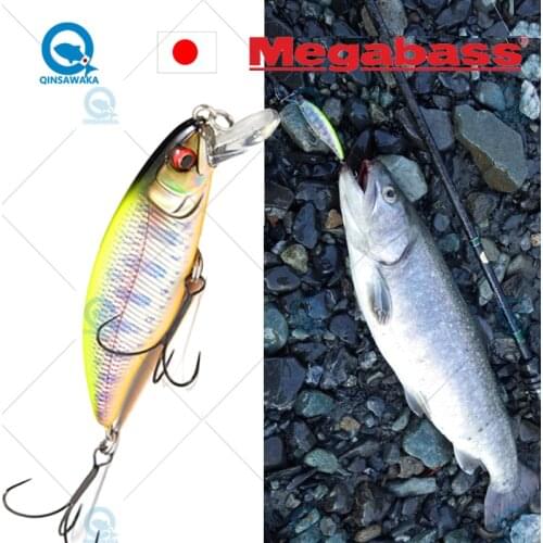 JAPAN Megabass River FISHING Lure Great Hunting 50 Flat Side Indicator Yamame Hard Baits Freshwater fishing trout minnow