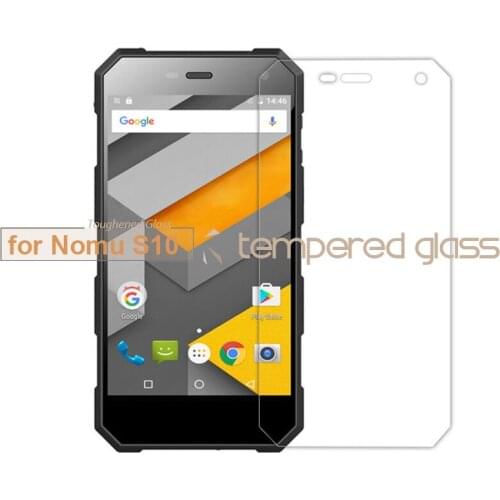 Tempered Glass For Nomu S10 Scratch Proof Premium Screen 9H 2.5D High Quality Protective Film free white edge liquid