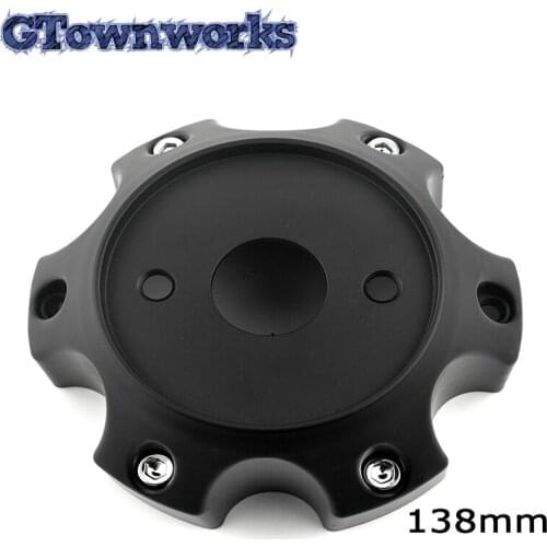 1pc 138mm Universal Car Wheel Center Hub Caps Styling C815402 Decoracion Matt Black ABS