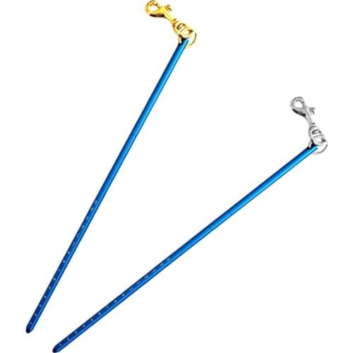 2Pcs Scuba Diving Pointer Stick Tank Banger with Bolt Snap Clip Safety Gear Equipment For Underwater Photograpghy
