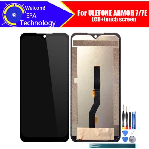 6.3 inch ULEFONE ARMOR 7 LCD Display+Touch Screen Digitizer Assembly 100% Original New LCD+Touch Digitizer for ARMOR 7E+Tools