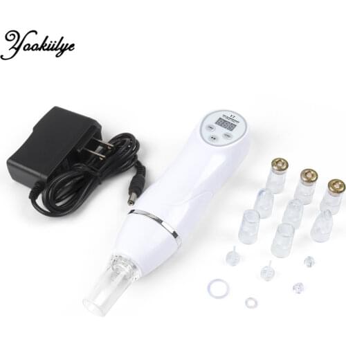 Diamond 17 Acne Blackhead Removal Potable Microdermabrasion Diamond Peeling Device Skin Peel Diamond Dermabrasion Face Cleansing
