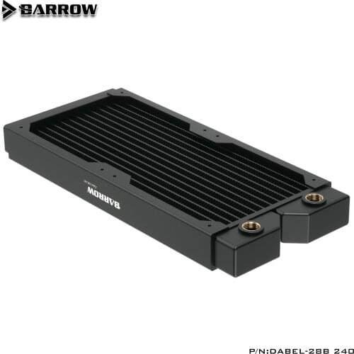 Barrow 30mm thickness Dabel-30a 240 copper radiator 14pcs circulation channel, suitable for 120mm fan