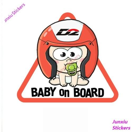 Baby on Board Colorful Car Sticker Waterproof Decal Laptop Suitcase Bumper Window Truck Motorcycle Auto Accessories PVC13x13cm