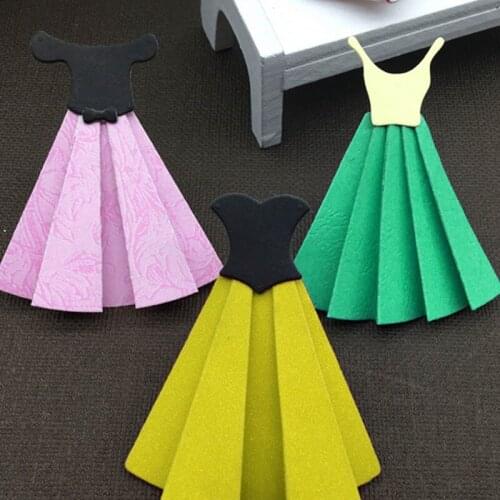 For Skirt Greeting Card Album Making Metal Cutting Dies Mold Paper Craft Knife Mould Blade Punch Stencils Dies DIY Scrapbook