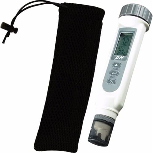 Pen type Aquarium pH Meter Digital Water Quality Tester Hydroponics Spa Waterproof 14 pH Range