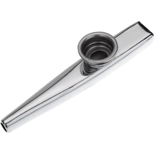 Kazoo Aluminum alloy Metal with 5 pcs Gifts Flute Diaphragm for Children Music-lovers