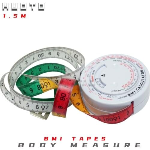 Round Shape BMI body tape measure BMI CALCULATOR BMI measure tape