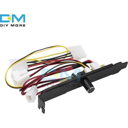 Cooler Cooling Fan Speed Controller 3 Channels PC For CPU Case HDD VGA DDR MO 3 Way