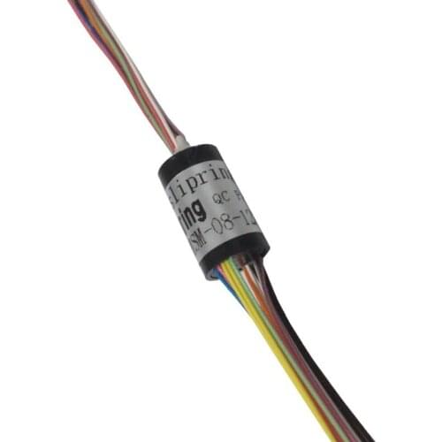 M slipring Dia.8.5mm 4 8 12 Channel Mini Electric Slip Ring for FPV Gimbal Handheld Stabilizer msm-08-04u msm-08-08u msm-08-12u