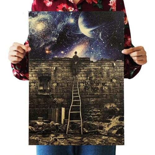 Metaphor Beginning Is Near Retro Posters Kraft Paper Motivational Poster Decorative Painting Classic Wall Sticker