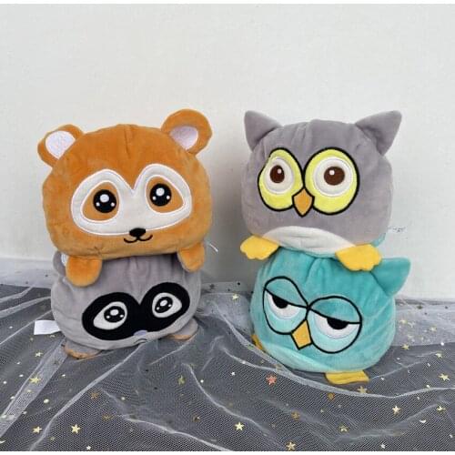 Soft Flip two-sided Pulpos Plush Stuffed Doll Toy Different Sides To Show Different Moods Simulation Pulpos Plush Toy For Kids