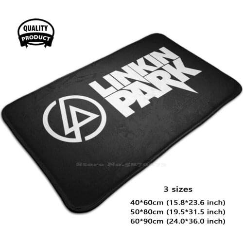 Logo Band 3D Soft Non-Slip Mat Rug Carpet Foot Pad Band Music Chester Alternatif Mike Sinoda Hybrid Theory Logo Vector