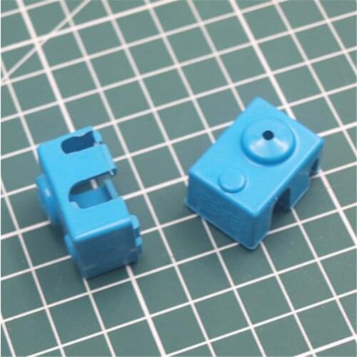 V6 cartridge heater bock silicone sock for V6 PT100 cartridge heated block Reprap 3D printer DIY