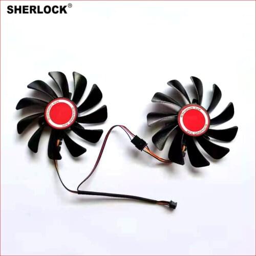 New FDC10U12S9-C 4pin 95mm 2pcs/lot for XFX RX580 HIS RX580 IceQ RX590 graphics card fan