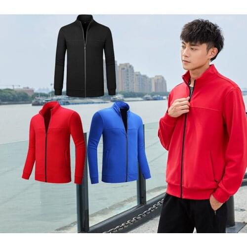 2020 Autumn Men Gym Sport Jackets Running Training Fitness Bodybuilding Sweatshirt Coat Outdoor Sportswear Male 9302