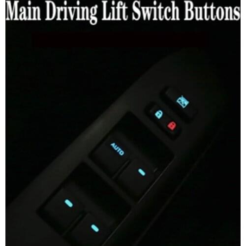 Main Driving Position Glass Lift Master Switch LED Button With Light For Toyota Corolla Altis RAV4 2008~2018
