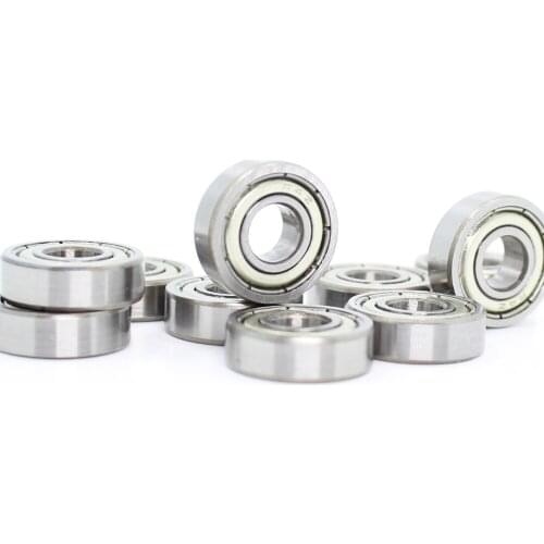 R4ZZ ABEC-1 (100PCS) 1/4"x5/8"x0.196" inch Miniature Ball Bearings RC Models