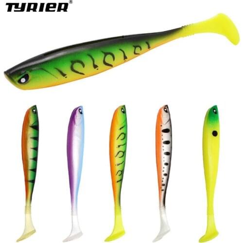 Fishing Lure for Bass Floating Perch Wobbler Fishing Silicone Bait Soft Lure Spare Tail Fishing Artificial 13cm10g PVC Tackle