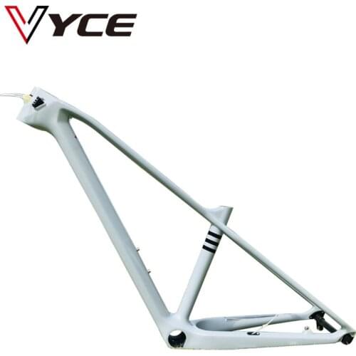 VYCE HQMTB-03 Silver gray frame full carbon MTB Bicycle Frame 27.5er UD Glossy Carbon mountain bike frames