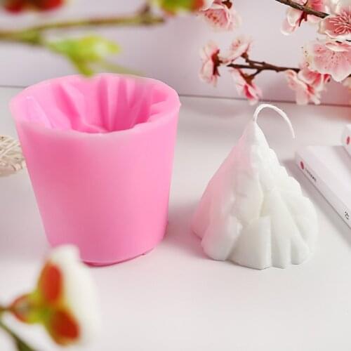 Silicone Mold 3D Iceberg Rock Mountain Aromatherapy Candle Mold DIY Gypsum Plaster Decorating Mould Silicone Candle Craft