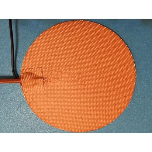 Riscaldatore del silicone 500mm rotondo, 240 v, 1200 w silicone heated bed oil heater for Paraffin drying hot plate