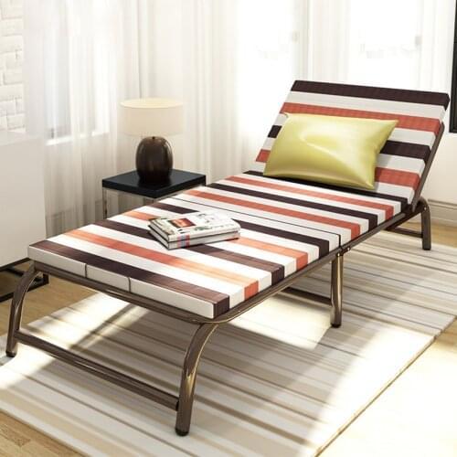80/90CM Folding Bed Military Household Office Simple Lunch Single Sofa Dormitory Potable Accompanying Home Nap Bed Lounge Chair