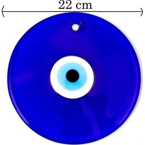 Nergizium Evil Eye Amulet Nazarboncuğu Glass 22CM Evil Eye 1 Pcs