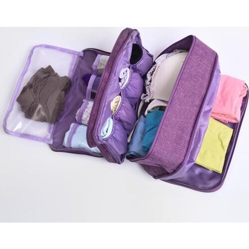 Storage Bag Bra Underwear Portable Waterproof Travel Socks Cosmetics Drawer Organizer Wardrobe Closet Clothes Pouch Accessories