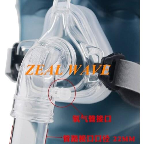 General ResMed Ventilator S8 S9 S10 Accessories Sleep Silicone Rubber Nasal Mask With Headband