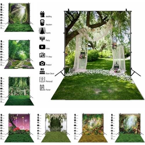 Summer Tropical Forest Palm Tree Road Sea Ocean Seaside Beach Baby Portrait Backdrop Photography Background For Photo Studio