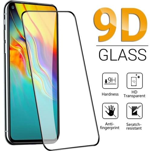 Tempered Glass Screen Protector For Infinix Hot 9 Pro Hot 8 Lite 9D Protective Glass For Infinix Note 7 Lite S5 Pro Safety Film