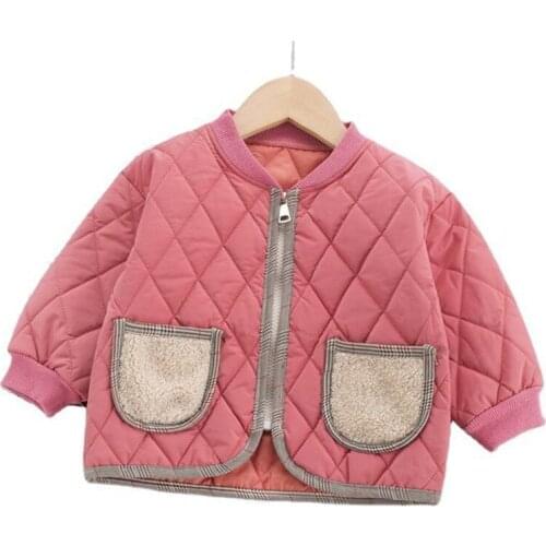 2020 Baby Girl Winter Clothes New Children Clothing Jackets Kids Clothes Boys Baby Solid Color Padded Tops For Children Outing
