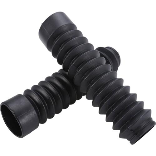 1Pair Black Motorcycle Front Fork Cover High Quality Fork Protector Gaiter Gator Boot Shock Absorber Moto Accessories