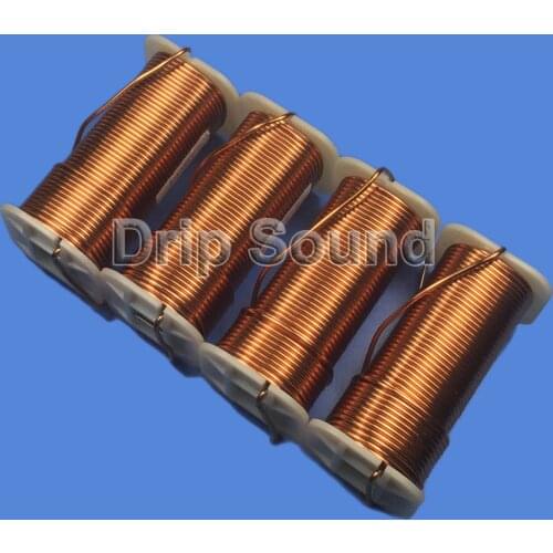 1pcs 1.6mm 1.0mH-6.0mH Speaker Crossover Audio Amplifier Inductor 4N Oxygen-Free Copper Wire Coil #Coppery