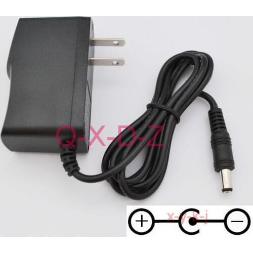 100PCS High quality AC/DC 10V 850mA Switching Power Supply adapter Reverse Polarity Negative Inside US plug 5.5mm x 2.1mm
