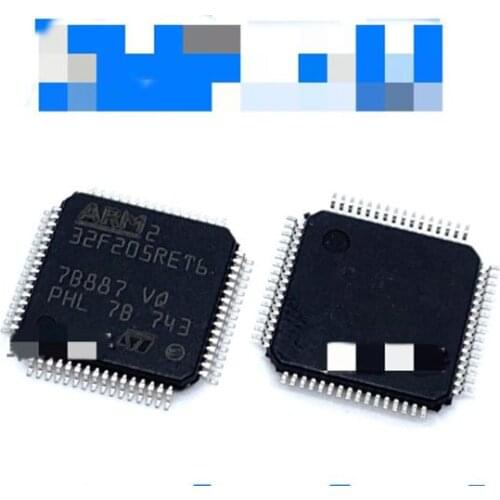 5PCS/STM32F205RET6 STM32F205RE QFP64 NEW