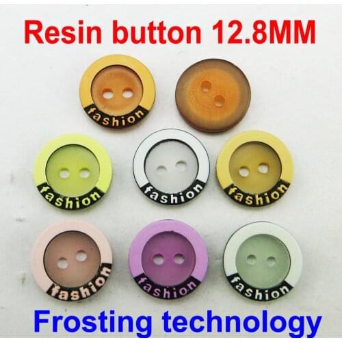 50PCS 12.8MM frosting technology FRUIT colors Advanced Dyed RESIN buttons coat shirt button sewing clothes accessory R-281