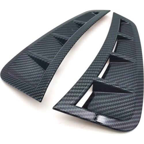 Carbon Fiber Side Fender Air Outlet Vent Cover Trim For Hyundai Sonata 2020 2021