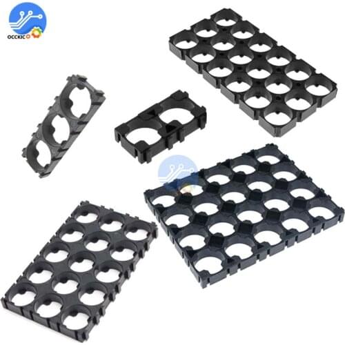 2pcs 1x2 1x3 3x6 3x5 4x5 18650 Lithium Battery ABS Holder Bracket 2 3 18 15 20 Cells Spacer Heat Shell for Battery Pack Charging